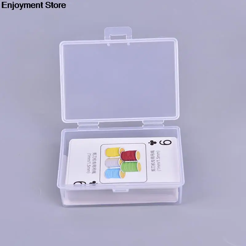 Transparent Plastic Boxes Playing Cards Container Plastic Storage Case Packing Poker Game Card Box 2pcs For Pokers Set playing cards plastic storage box card storage box poker set
