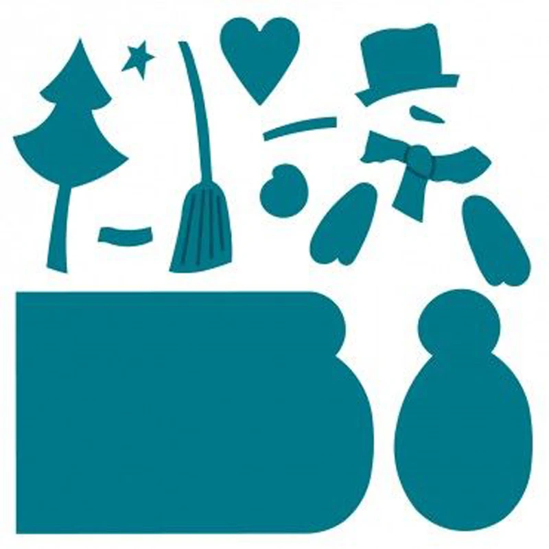 Metal-Cutting-Dies-Scrapbooking-snowma rd-make-designed
