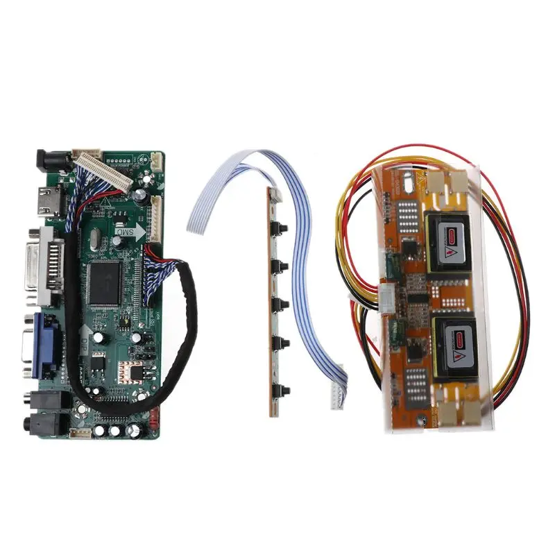 1 комплект HDMI+ VGA+ DVI+ аудио вход ЖК-плата контроллера для 1280x1024 ЖК-панель