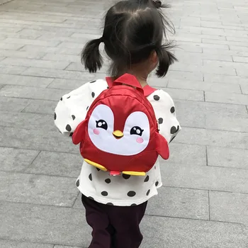 

Children Kids Backpack Anti-lost Mini Lovely Cartoon Penguin Safety Harness Belt Traction Rope PR Sale