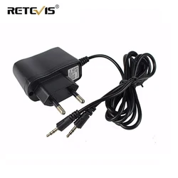 Adaptador de carregador para retevis RT 388 rt388, 2 em 1, com entrada de 110 240v, saída de 5v 1a, walkie talkie, j7027c