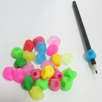 

10PCS Stetro Pencil Grip Silicone Pen Holder Kids Writing Correction Tool Learning Drawing Aid for Kids Children Homework