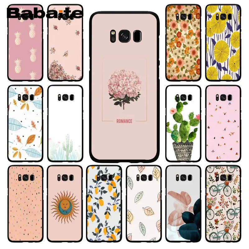 Чехол для телефона Babaite ярких цветов с изображением листьев Samsung Galaxy S10E S7 Edge S9 S8