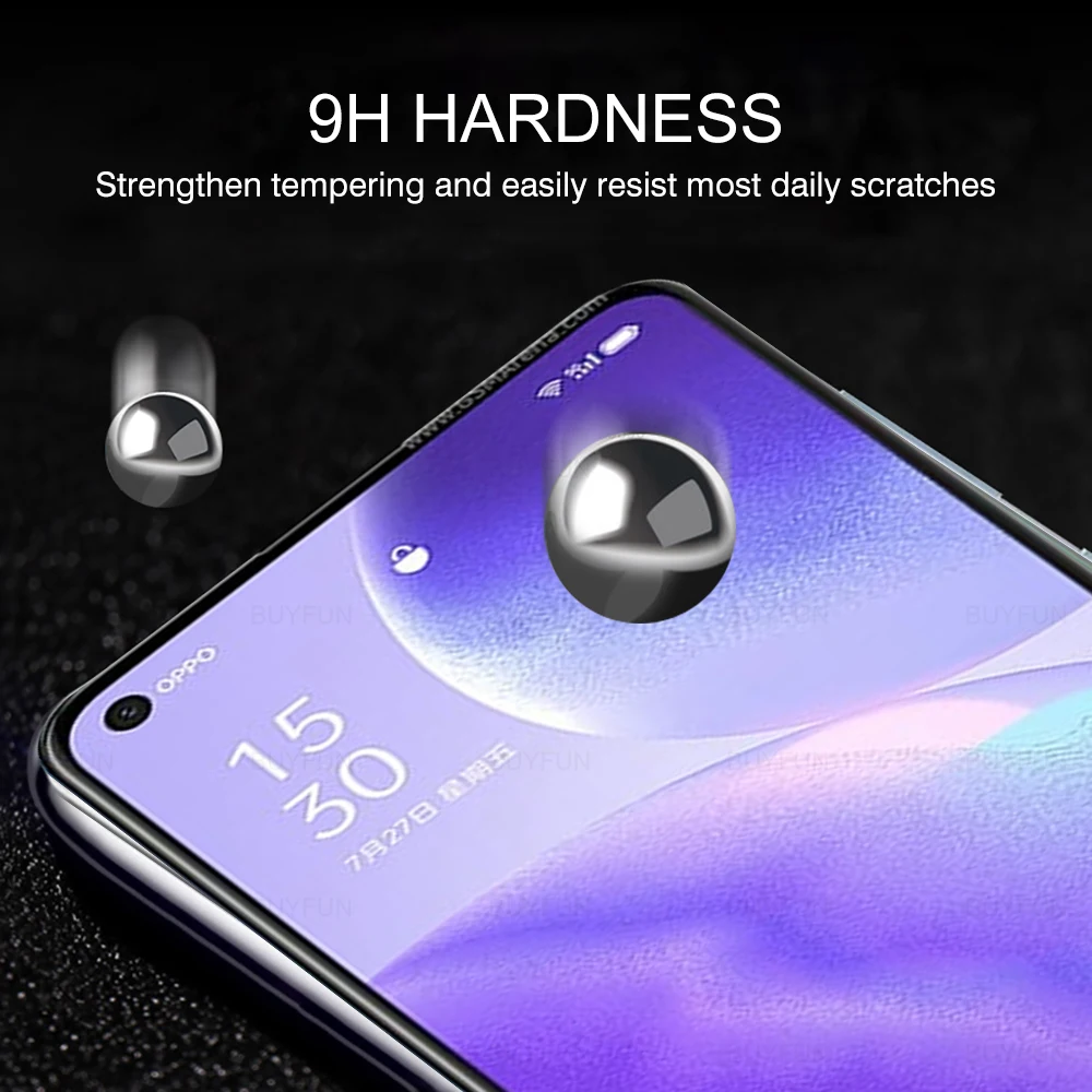 3pcs hd clear tempered glass for oppo reno5 reno 5 lite light z 5z 9h premium smartphone screen protector film cover 6.43'' mobile tempered glass