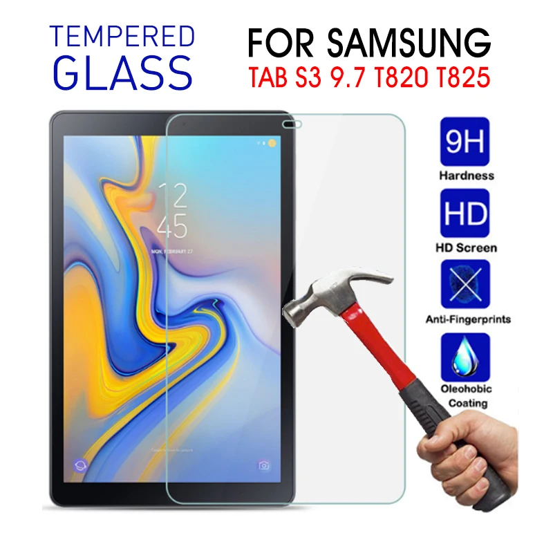 Tab S3 9.7 2017 Закаленное Стекло для Samsung Galaxy Tab A 10,1 10,5 полный охват Экран Защитная пленка для Galaxy Tab S5e S4 S3 S2 - Цвет: Tab S3 9.7 2017