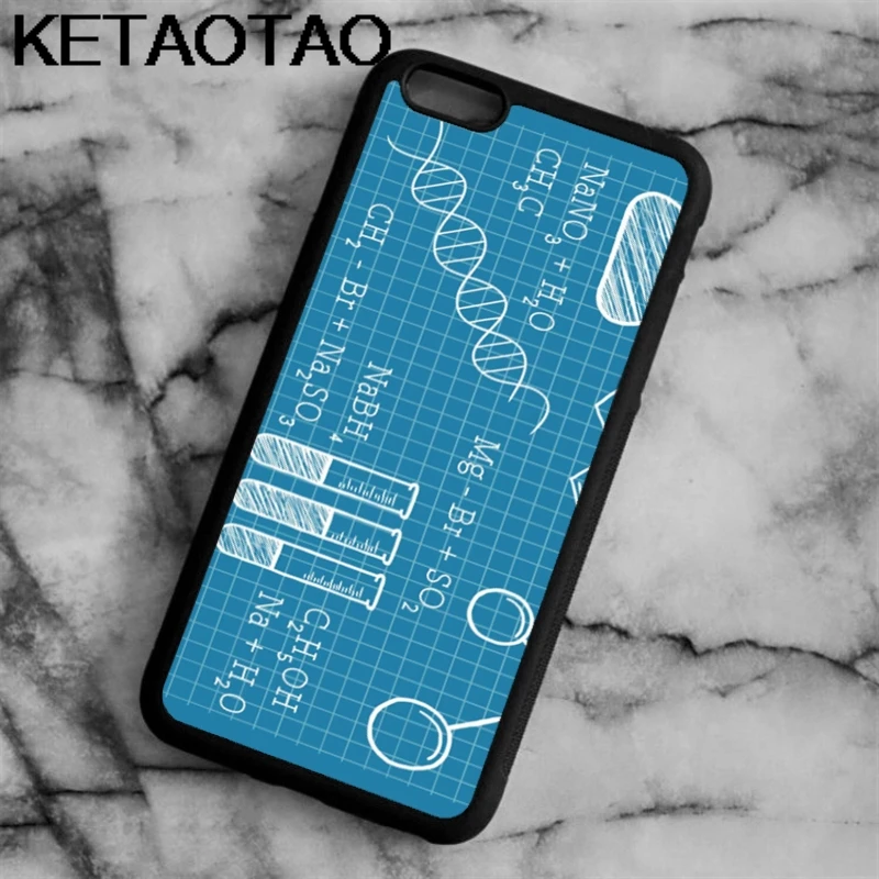 KETAOTAO SMU Chemistry для iPhone 4S SE 5C 5S 6 6S 7 8 Plus X XR XS MAX, черный мягкий чехол для телефона, резиновый силиконовый чехол - Цвет: Белый