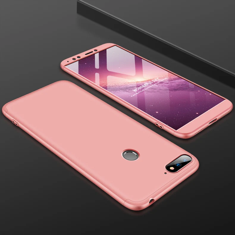 Защитный чехол для Huawei Honor 7C AUM L41 360 дюйма с полным покрытием на градусов Жесткий