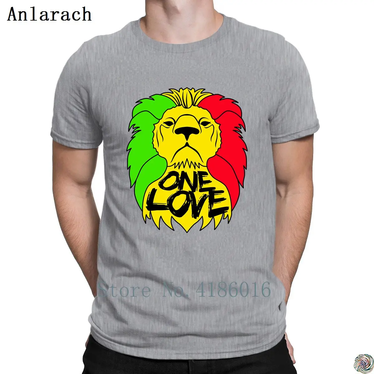 One Love Rasta футболки Crazy наивысшего качества летние популярные мужские Футболки Уличная футболка с круглым вырезом и принтом Новинка