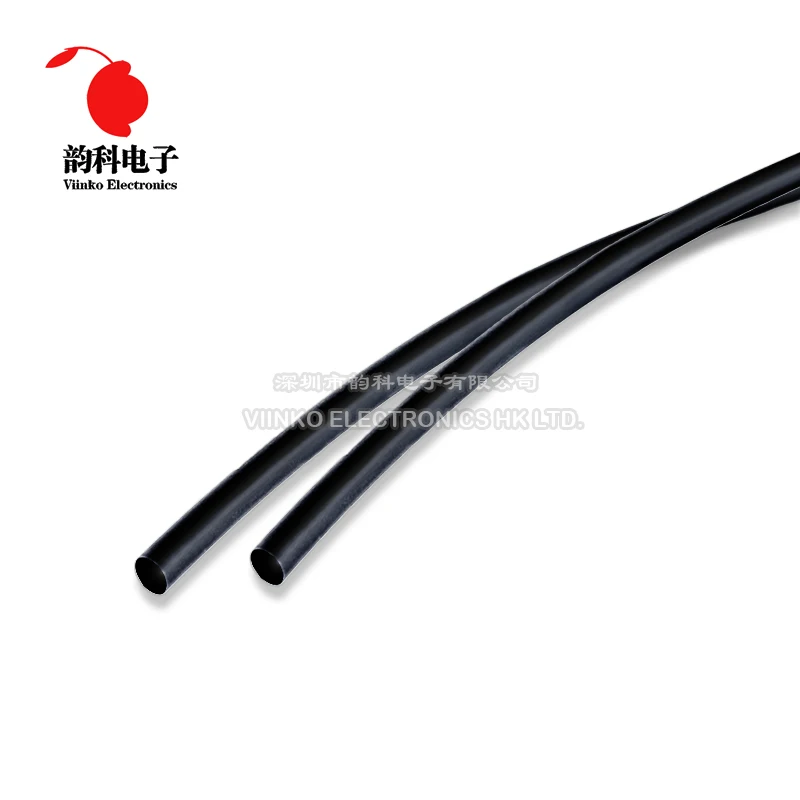 Heat Shrink Heatshrink Tubing Tube Sleeving Wrap Wire Black 1mm 1.5mm 2mm 3mm 4.5mm 10mm 25mm 30mm 40mm 90mm 1 Meter/lot heat shrink tubing