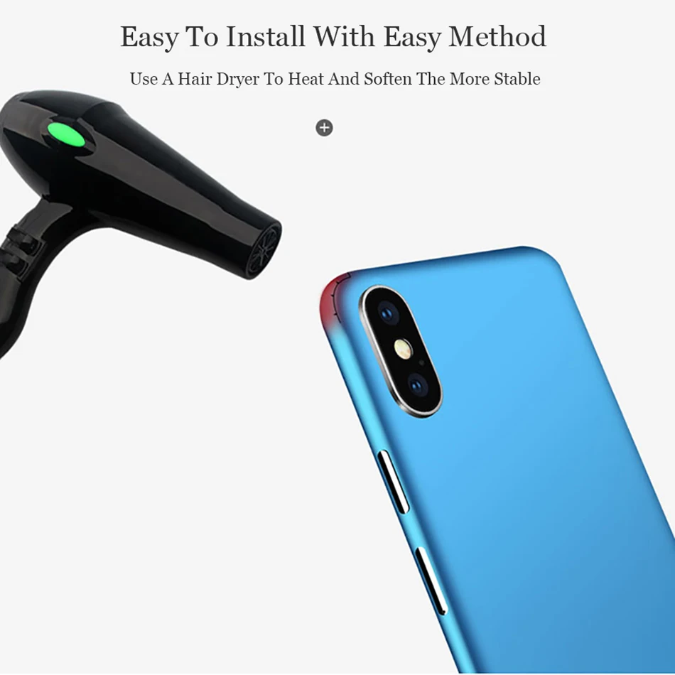 Пленка с полным покрытием для iPhone X, 7, 8, 6 S, 6 S Plus, ультра тонкий чехол для iPhone 7, 8 Plus, 5S, SE, 5, XR
