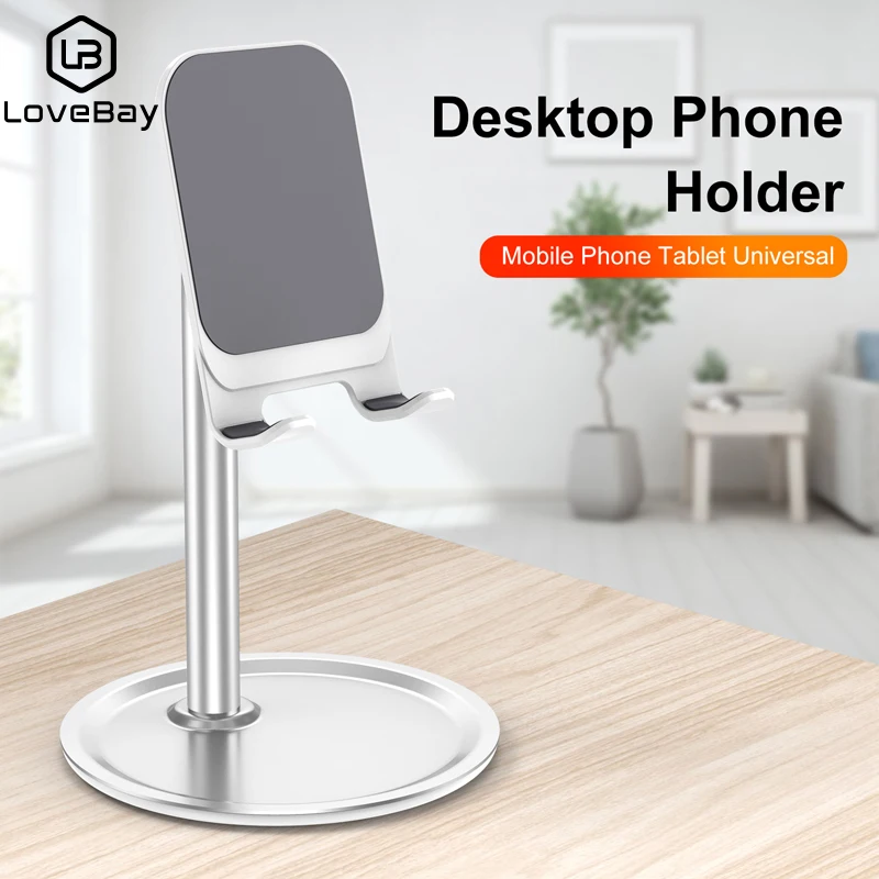 

Lovebay Universal Tablet Phone Holder Desk For iPhone Desktop Tablet Stand For Cell Phone Table Holder Mobile Phone Stand Mount