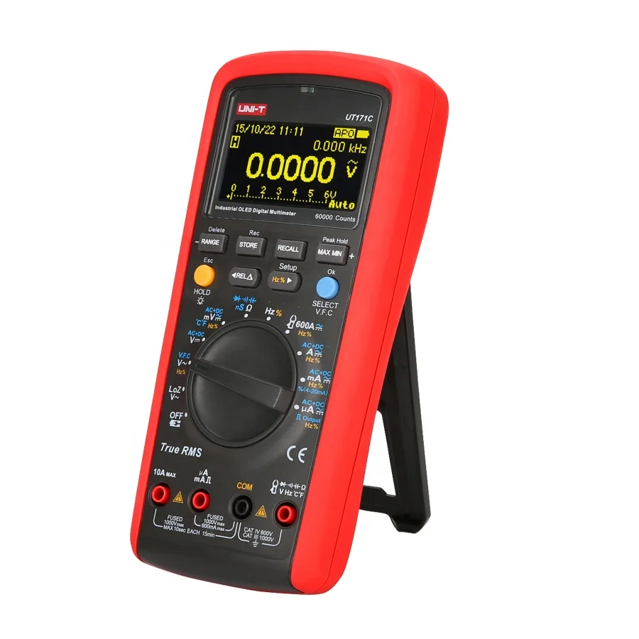 59999 Counts Maximum Display UT171C Industrial True RMS Digital Multimeters