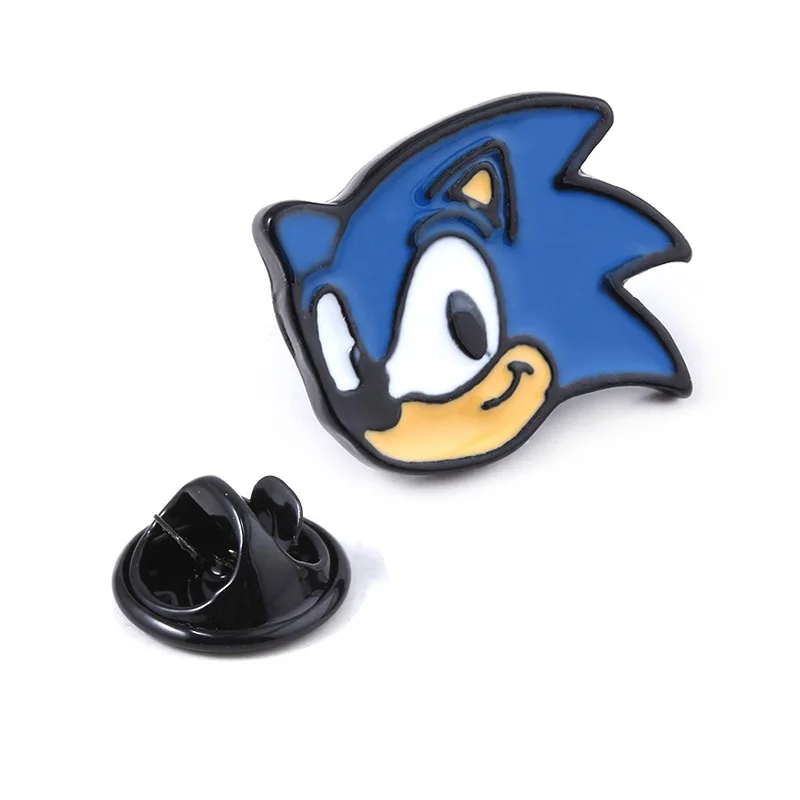 Sonic Pins Аниме Соник Ежик эмалированная брошь-кнопка для женщин мужчин детей Хэллоуин ювелирные изделия