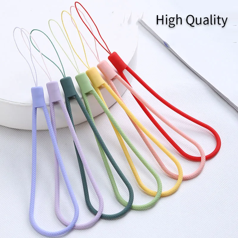 Wrist Straps Hand Lanyard Silicone Charms for Mobile Phone Camera Keys Cord Chain Cute Keychain Keycord Hanging | Мобильные телефоны