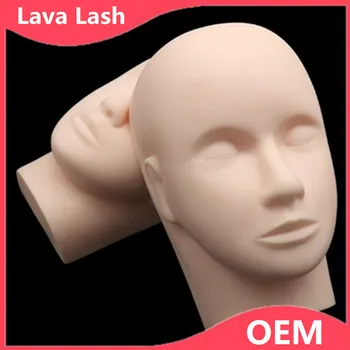 

Eye Facial Mannequin Head Flat Eye Facial Eyelash Extension Makeup Practice Cosmetic Model Professional Grafting Training Heads