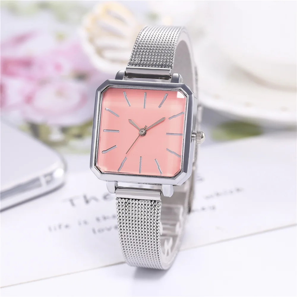 

relojes para hombre 2019 New Arrival Ladies Elegant Square Simple Design Quartz Watches For Girl's Gift relojes para mujer
