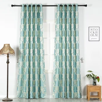 

Modern Blackout Curtains For Living Room European Jacquard Curtains Bedroom Livingroom Decoration Window Breathable Curtains