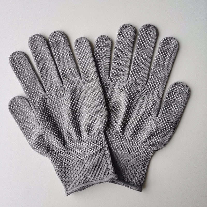 Labor Protection Gloves Nylon Non-slip Gloves Driver Driving Moving Point  Glue Thin Thin 13 Needle Point Plastic Work Gloves For Men And Women - Temu