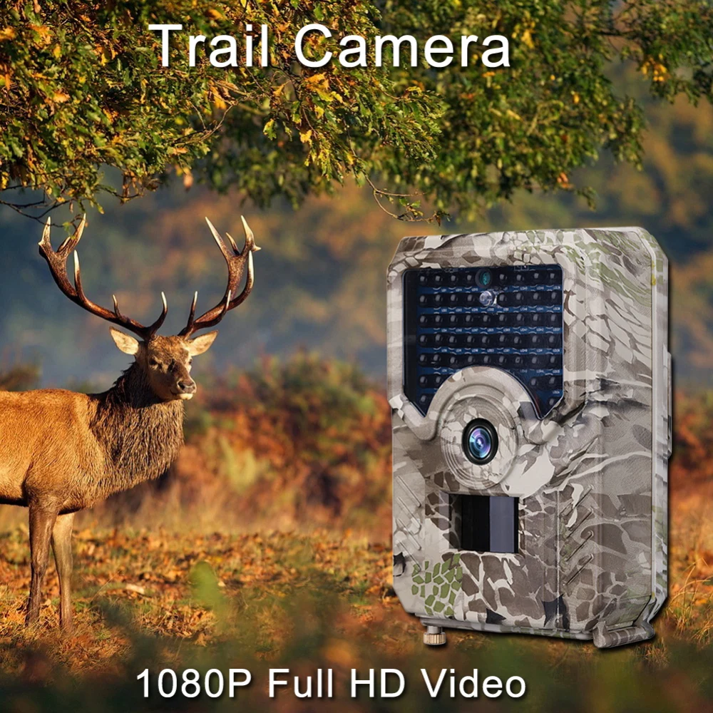 12MP охоты Камера 1080P HD видео разведка инфракрасный Ночное видение камеры для дикой природы IP66 Водонепроницаемый Открытый Дикой природы Камера