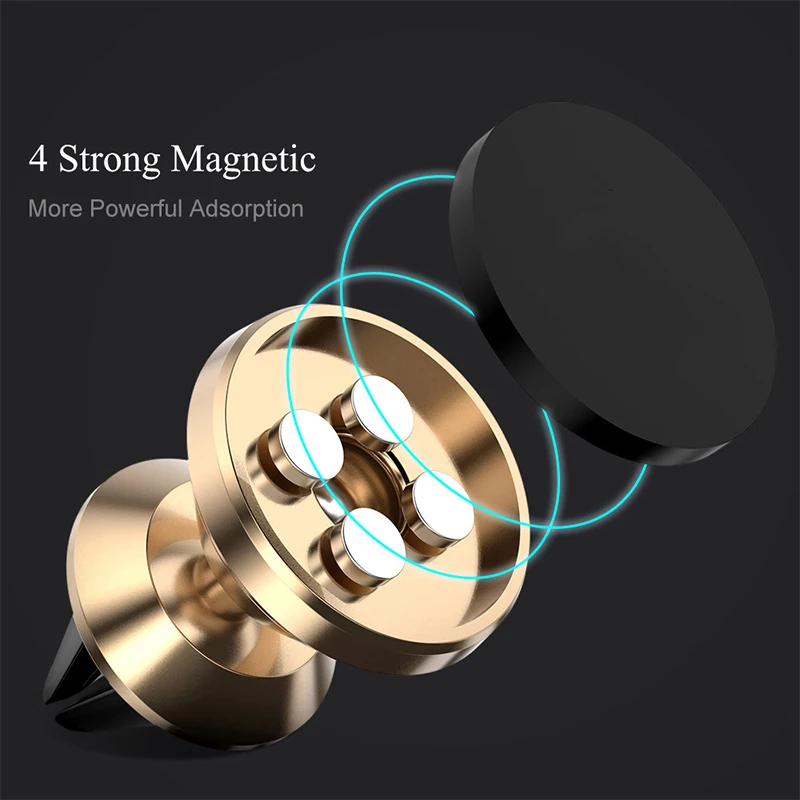 Universal 360 Rotable Air Vent Magnetic Holder for Mobile Phone in Car GPS Navigation Bracket Stand 1 Universal 360 Rotable Air Vent Magnetic Holder for Mobile Phone in Car GPS Navigation Bracket Stand 3