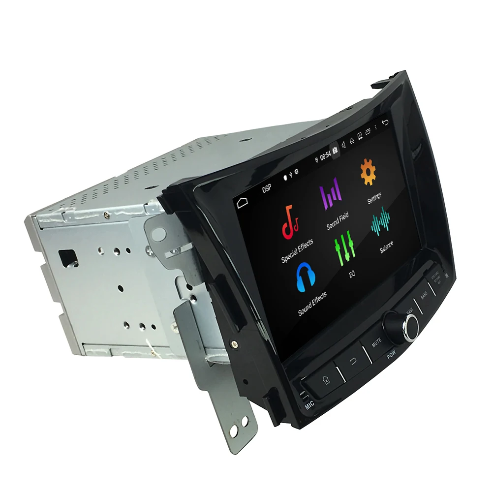 Android 9,0, четыре ядра, 4 Гб ОЗУ, 64 Гб ПЗУ, автомобильный DVD, gps навигация, мультимедийный плеер, стерео, для SsangYong Tivolan