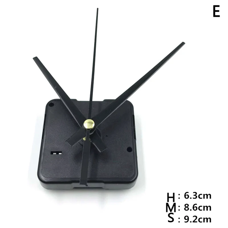 1 Set Hanging DIY Quartz Watch Silent Wall Clock Movement Quartz Repair Movement Clock Mechanism Parts Clock Parts with Needles 