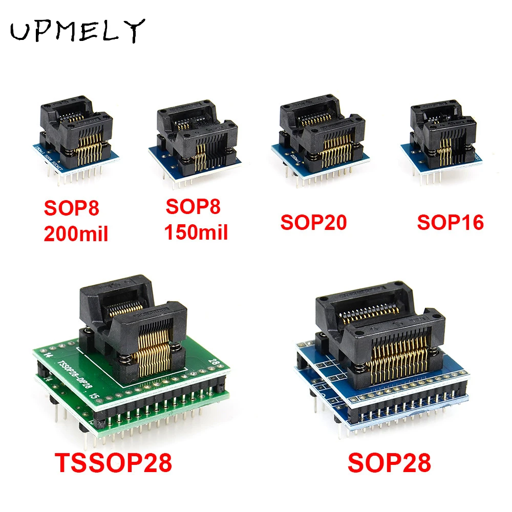 Оригинальный UPMELY 6 шт. TSSOP28 SSOP28 фотоадаптер SOP20 SOP16 SOP8 150/мил совместим с DIP8 TSSOP20 SSOP20
