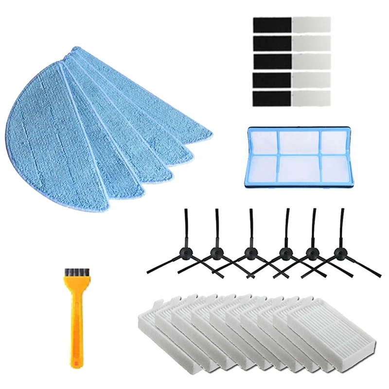 

Vacuum Robot Cleaner Parts Side Brush Primary Dust Filter Mop Hepa Filter for Ilife V5 V5S V3 V3S V5Pro V50 V55 X5 V5S Pro