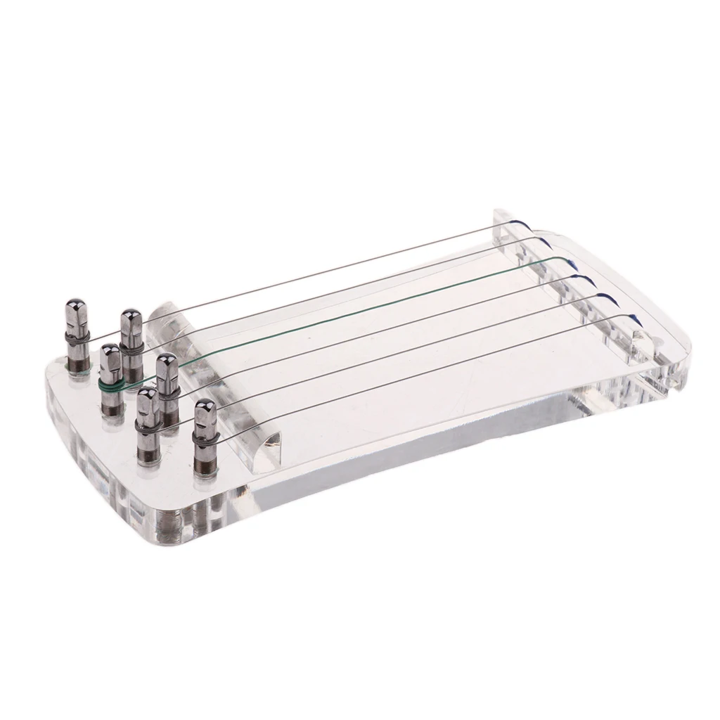 Transparent Finger Hand Exerciser Practice Tool for Japanese Guzheng Lovers 8.07x3.74x1.18inch
