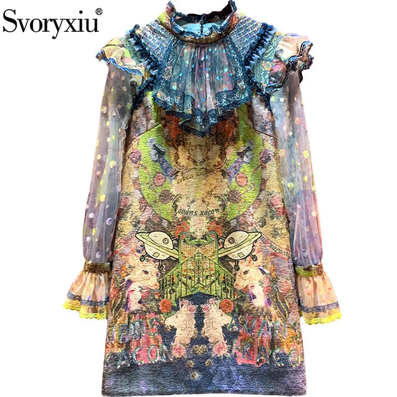 Svoryxiu Designer Vintage Autumn Winter Party