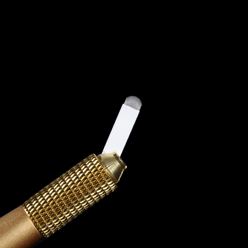 50 шт. 18 Pin u образные иглы для тату Перманентный макияж лезвие вышивки бровей 3D