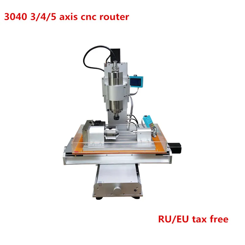 3040 2200W vertical cnc milling machine 3 axis 4 5 Axis 2200w wood router engraver with free cutter collet | Инструменты
