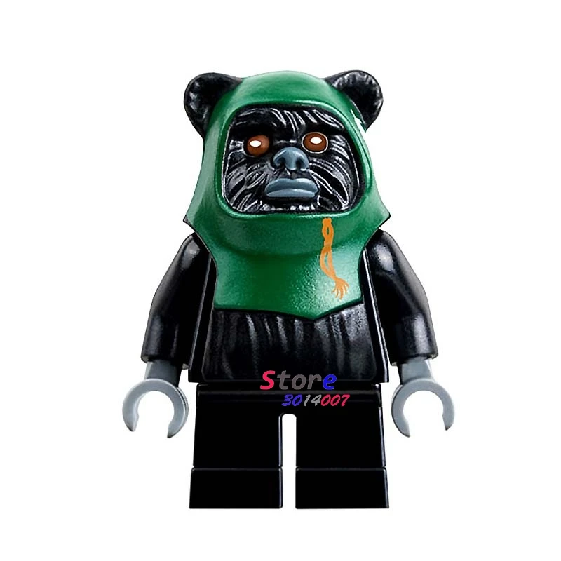 50 шт. Logray pasloo Tan Ewok Tokkat Битва за эндор набор Teebo Калитка строительные блоки, друзья хобби игрушки для мальчика - Цвет: pg741
