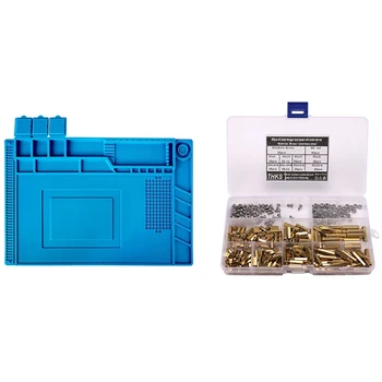 

1x ESD Heat Insulation Working Mat Heat-Resistant BGA & 300Pcs M3 Copper Male Female Hex Standoff Pillar Board Mount