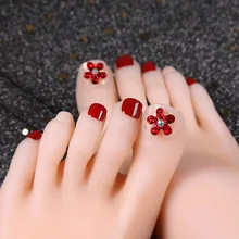 Поддельные ногти желательные доступны с реальным ограничением Yafeng маленький цветок разборка ногтей полный набор Ногтей Стойкий Мани