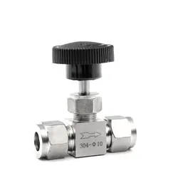Adjustable Needle Valve O.D 3 4 6 8 10 12 Mm 3/8