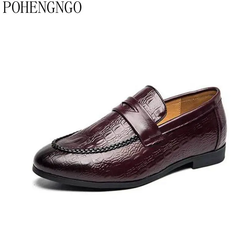

Spring autumn Big Size Shoes Loafers Men crocodile Leather Driving Shoes Retro Fashion moccasins Classic Men Designer Flat Shoes