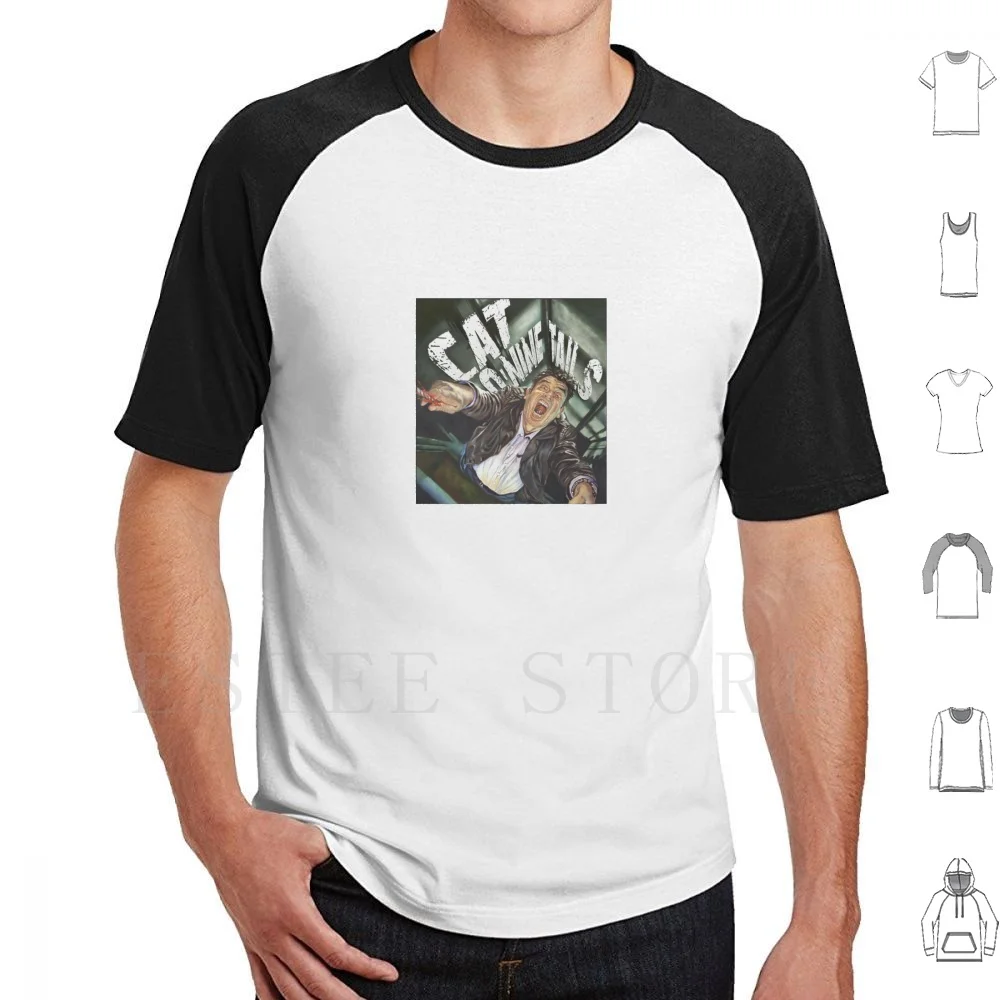 The Cat O Nine Tails-Arrow Video-2011 Opera D'Arte T Shirt Stampa Cotton Arrow Video Cat O Nine Tails Dario Argento Argento Giallo