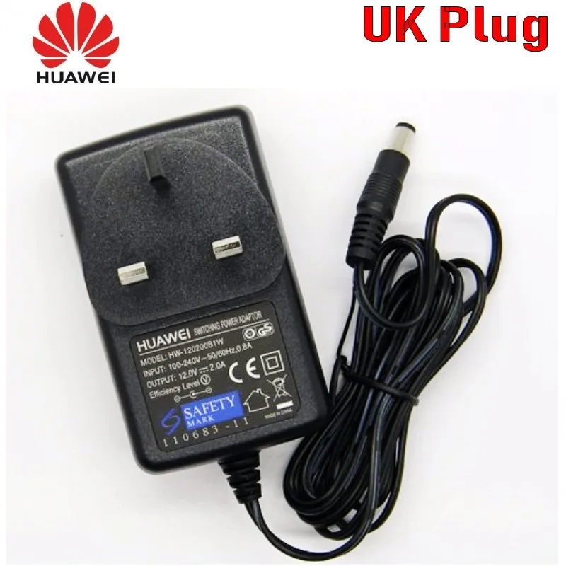 huawei 100~ 240V 12V 2A 1A импульсный адаптер питания для маршрутизатора CPE huawei B593 B315 B890 E5186 B525 B715 B612 зарядное устройство