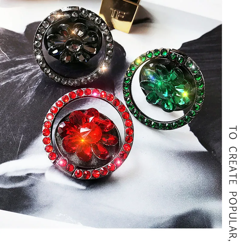 Роскошный 3d держатель для телефона с блестящими бриллиантами универсальный