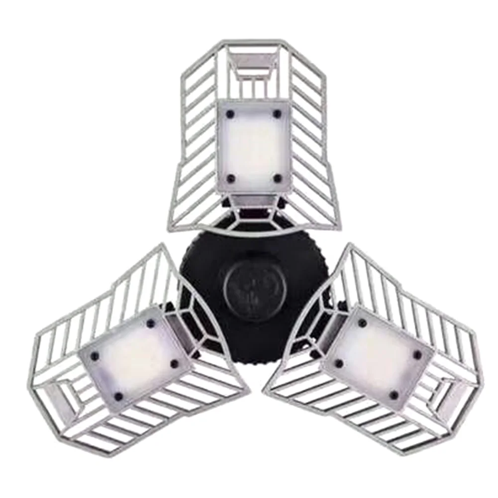 

Warehouse Station Workshop Basement Deformable Barn Led Waterproof Adjustable Foldable Garage Light Industrial Ceiling Bright