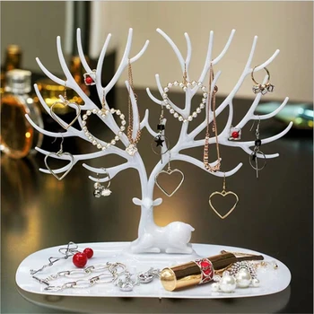 

1 Pcs Antler Tree Storage Rack Creative Necklace Jewelry Display Stand Earrings Bracelets Earrings Jewelry Storage Display Rack
