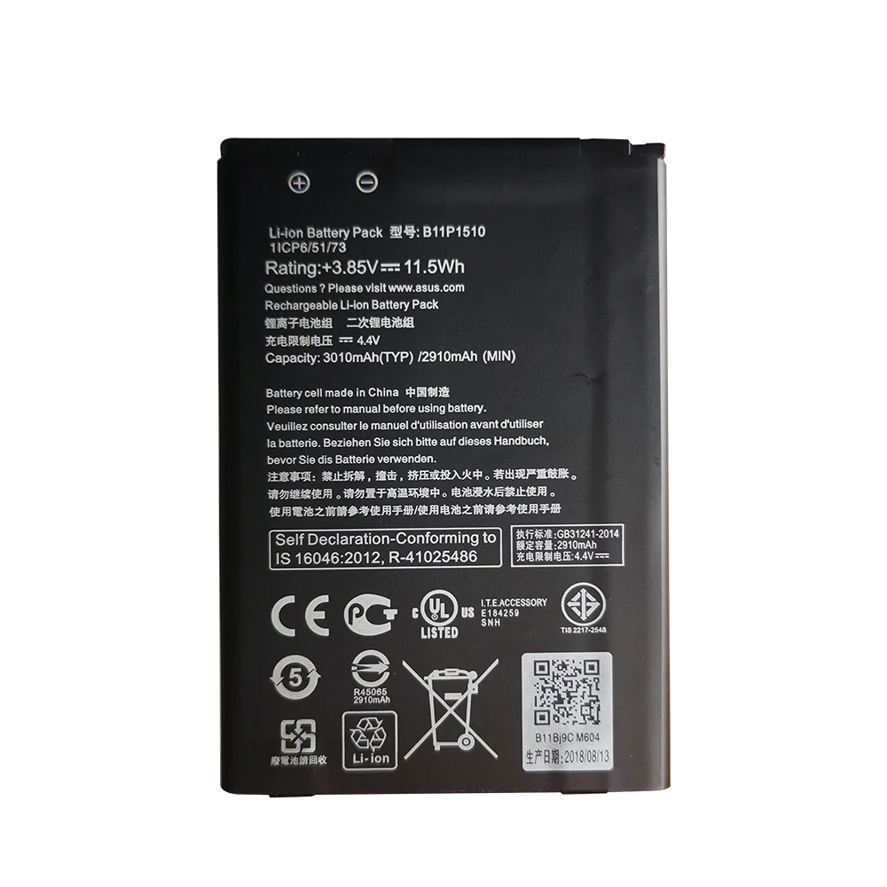 Аккумулятор ZB551KL для телефона ASUS ZenFone Go TV X013DB 3010 мАч B11P1510 мАч|Аккумуляторы