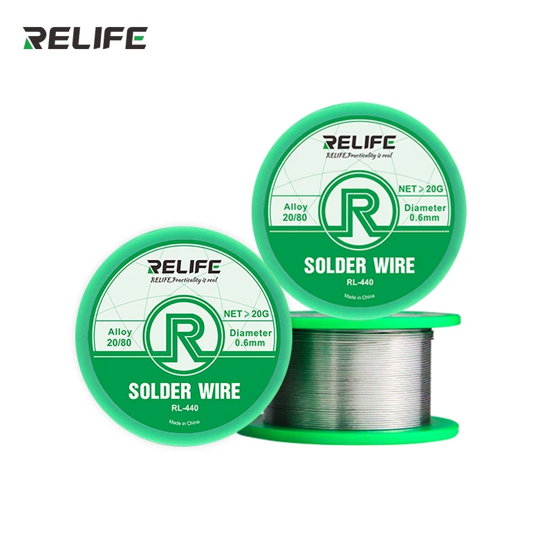 RELIFE RL-440 Medium temperature active solder wire easy solder with lead tin bright impurities less low melting point