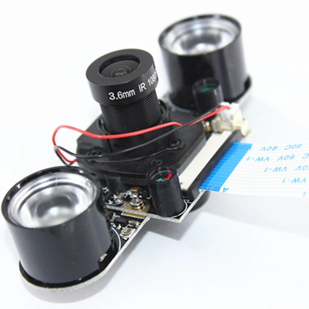 

Sensor Electronic Night Vision Camera Module Led 5MP 1080P HD Adjustable Manual IR-Cut Webcam Board For Raspberry Pi 3 2 B+