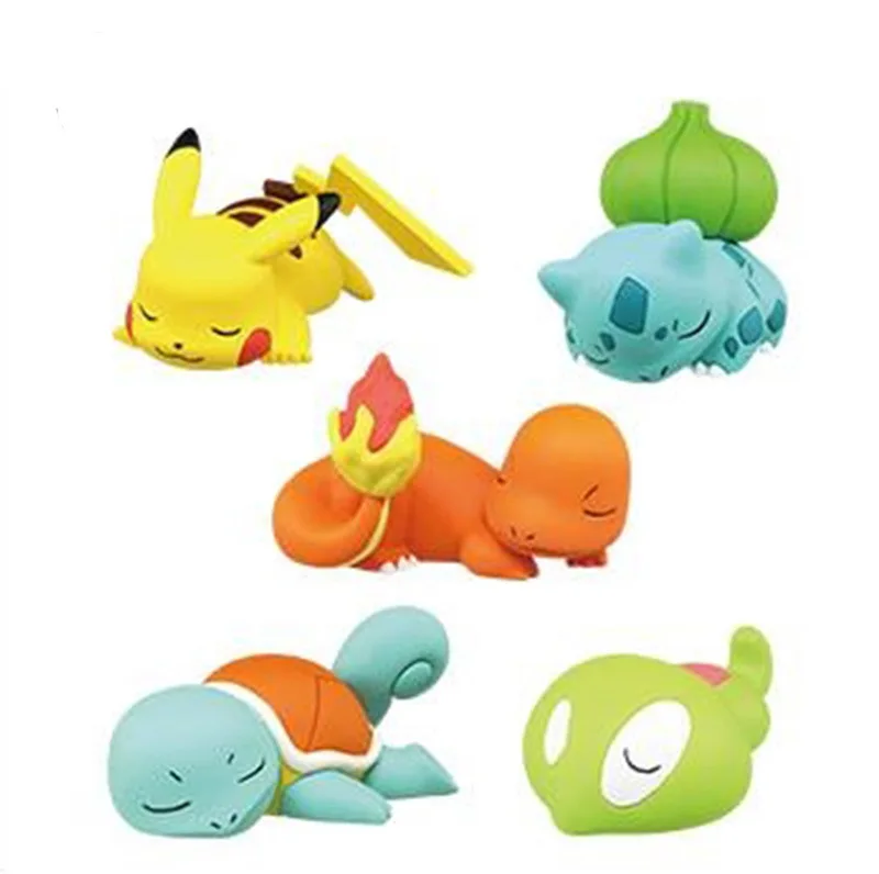 dragon ball z toys Pokemon Sleeping Doll Goodnight Pokemon Pikachu Charmander Squirtle Bulbasaur Ornament Toy Gift for Little Girl carnage toys