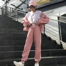 Женские комплекты с капюшоном и длинными штанами, спортивный костюм с длинным рукавом, сексуальный весенне-осенний женский наряд, комплект из двух предметов, спортивная одежда, спортивный костюм