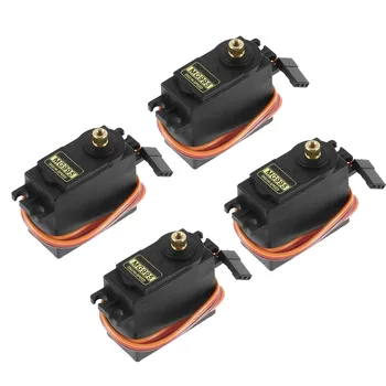 

4Pcs MG995 180° High Torque Metal Gear RC Servo Motor For Boat Helicopter Car Set kids toys juguetes brinquedos игрушки New