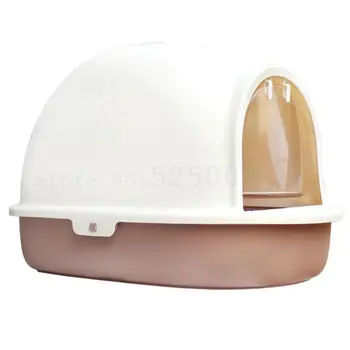 

Fully Enclosed Cat Toilet Cat Sandbox Large Double-decked Cat Bedpan Cat Bedpan Pine Sandpan Cat Sandpan Cat Supplies