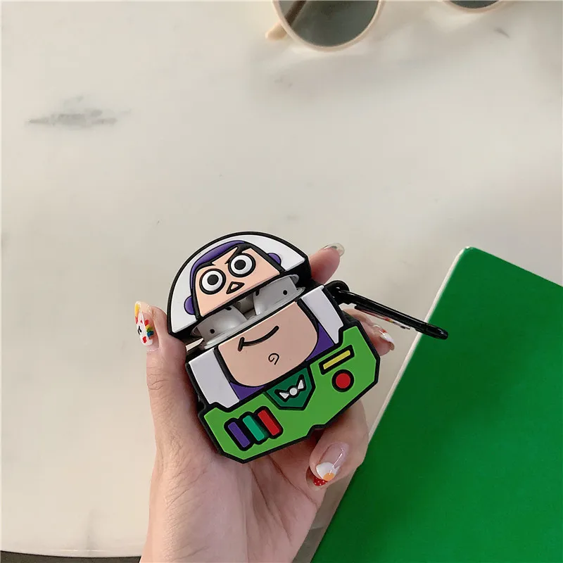 Woody Toy Story Alien мягкий силиконовый Bluetooth беспроводной Чехол для наушников для Apple AirPods 1 2 Buzz Box чехол для гарнитуры Funda